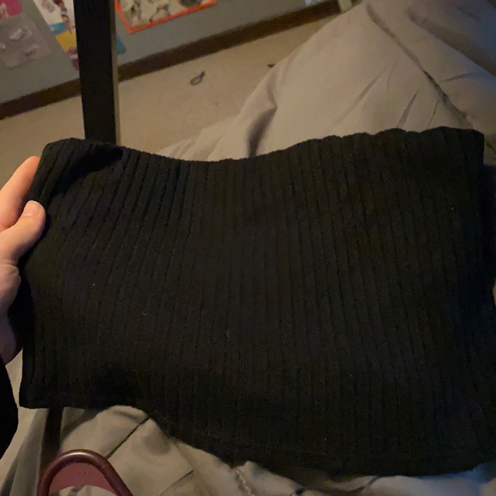 black tube top